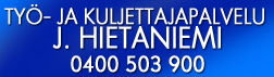 Työ- ja Kuljettajapalvelu J. Hietaniemi logo